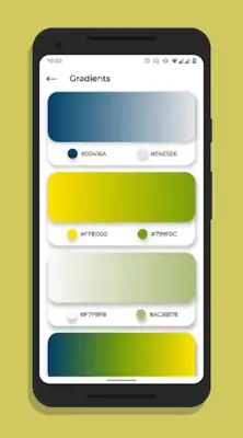 Color Palette - Extract/Create Colors & Gradients android App screenshot 1