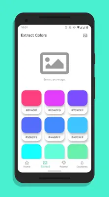 Color Palette - Extract/Create Colors & Gradients android App screenshot 5